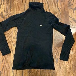 Black wool Lacoste sweater